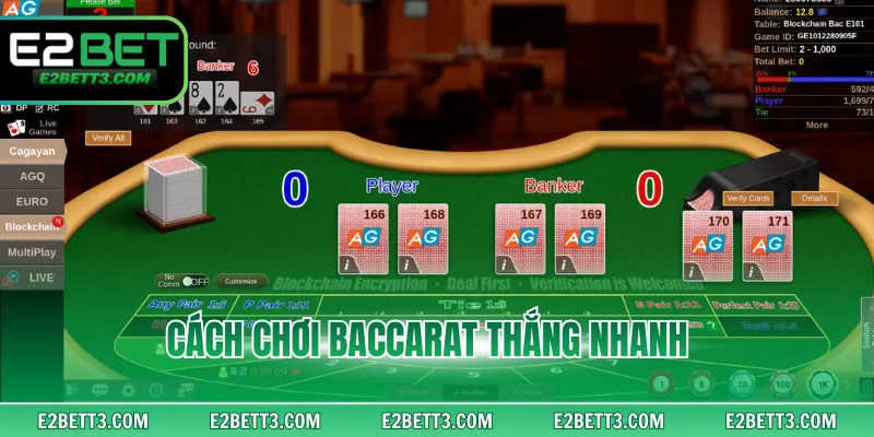 Cách Chơi Baccarat Thắng Nhanh - Cược Thắng Thưởng Lớn